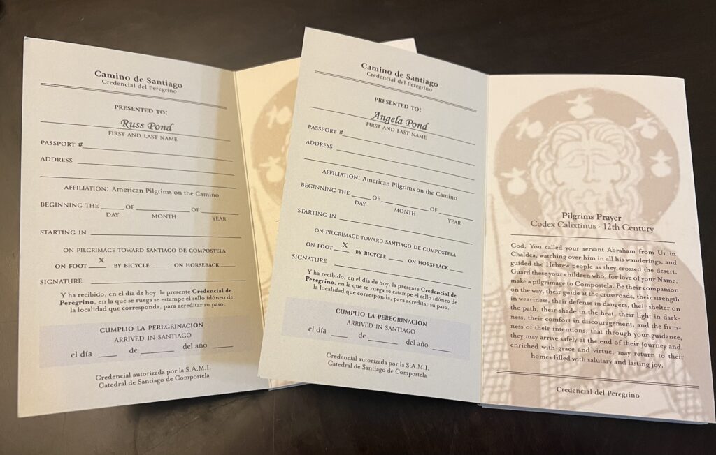 El Camino Pilgrim Passport